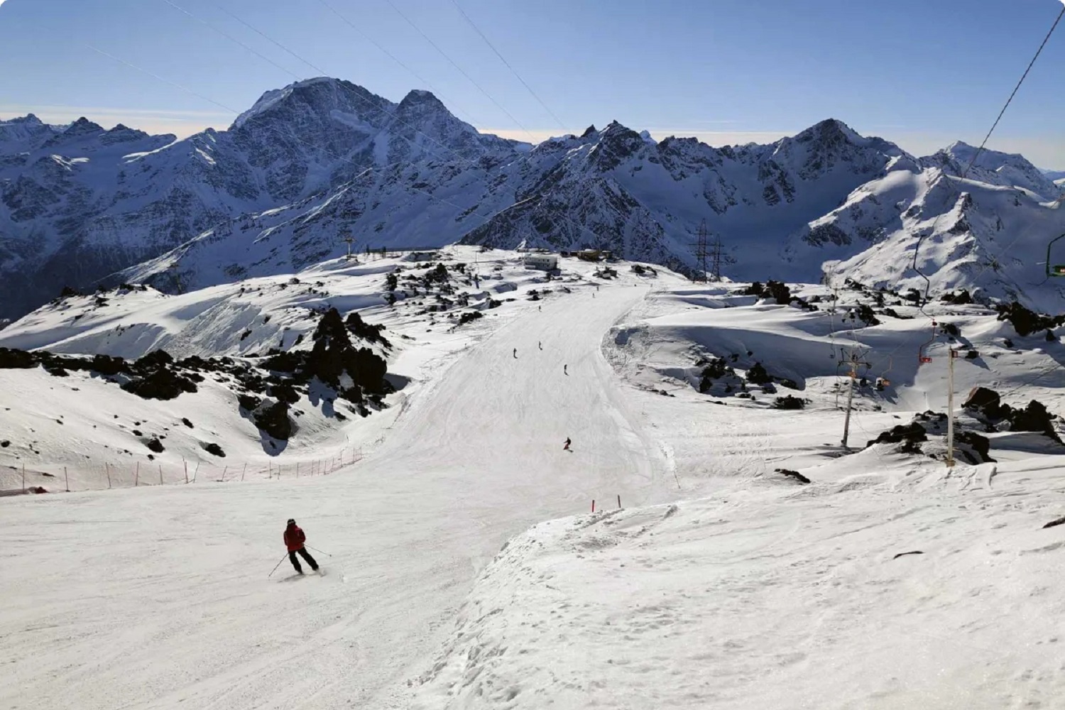 лыжи на эльбрусе